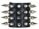 【送料無料】ブレスレット アクセサリ- スパイクショートブレスレットパンクヘビースラッシュメタルspike short bracer gauntlet bracelet punk goth heavy thrash death metal