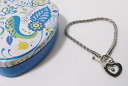 【送料無料】ブレスレット　アクセサリ—　ブライトンブレスレットauthentic brighton celebrate life silver plated heart bracelet heart tin