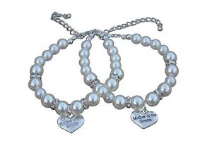 【送料無料】ブレスレット　アクセサリ—　セットmother of the bride amp; mother of the groom gift s..