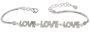 ̵ۥ֥쥹åȡ—󥰥С֥쥹åȥܥåsterling silver love bracelet amp;...