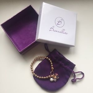 【送料無料】ブレスレット アクセサリ— イタリアローズゴールドブレスレットプレゼント beautiful italian bronzallure 1...