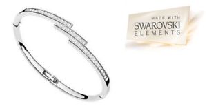 【送料無料】ブレスレット アクセサリ— トリプルスワロフスキーエレメントブランドブレスレットtriple sparkle bracelet with...