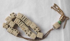 ̵ۥ֥쥹åȡꡡӥơӡ֥쥹åȥvintage worry bead bracelet 18 dice middle eastern origin