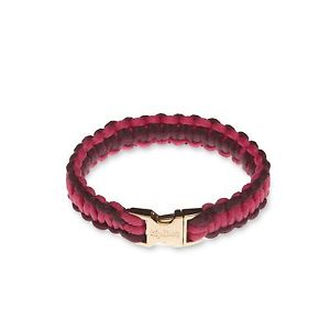 【送料無料】ブレスレット　アクセサリ—　キプリングブレスレットイギリスkipling woven bracelet bordeauxpink uk rrp 23