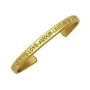 【送料無料】ブレスレット アクセサリ- セルジオカフブレスレットsergio lub brass cuff bracelet love brass medium