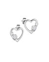 【送料無料】ブレスレット　アクセサリ—　イヤリングクオーレステンレススチールearrings morellato istanti stainless steel with crystals saix05 cuore