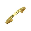 【送料無料】ブレスレット アクセサリ- セルジオカフブレスレットsergio lub brass cuff bracelet love brass large