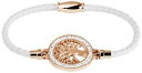 【送料無料】ブレスレット アクセサリ— ライフブレスレット18cmleather bracelet with tree of life for ladies white 18 cm magnetic clasp(4)