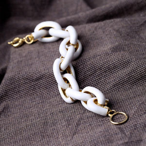 ̵ۥ֥쥹åȡ—ct1֥쥹åȥ󥨥ʥ륪ꥸʥbracelet female chain enamel whi...