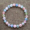 yzuXbg@ANZT?@JtNAr[YuXbg listingnatural colorful morganite clear beads gemstone bracelet 8mm aaaa