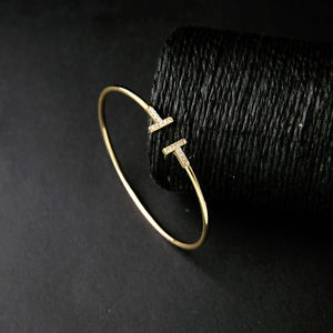 【送料無料】ブレスレット　アクセサリ—　ブレスレットメタルオープンゴールデンアールデコジルコンレ..