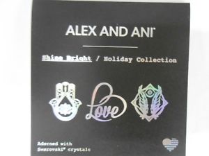 【送料無料】ブレスレット　アクセサリ—　カード20173アレックスアニクリスマスオーナメントセットalex and ani christmas ornament set of 3 with card and box holiday 2017