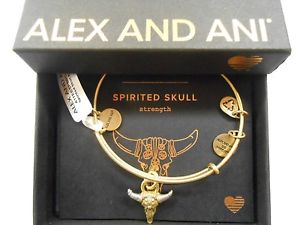 yzuXbg@ANZT?@AbNXXJuXbgt@GA{bNXJ[hS[halex and ani spirited skull bracelet rafaelian gold finish with box and card