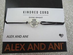 【送料無料】ブレスレット　アクセサリ—　アレックスプルコードブレスレットalex and ani shine bright pull cord bracelet w box