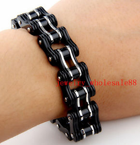 【送料無料】ブレスレット アクセサリ— 16mmxmasステンレスオートバイチェーンブレスレット88xmas gifts stainless ste...
