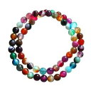 yzuXbg@ANZT?@6mm}`J[6mm agate braceletzephyrmulticolor