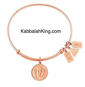 【送料無料】ブレスレット アクセサリ- ビーチサンダルピンクアメリカディスクブレスレットストレッチブレスレットwind amp; fire flip flops pink disc charm bracelet stretch bracelet made in usa