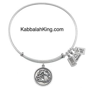 yzuXbg@ANZT?@uhbO}XRbgVo[uXbgAJwind amp; fire bulldog mascot charm silver bracelet stretchy made usa