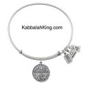 【送料無料】ブレスレット アクセサリ- アメリカブレスレットシルバーストレッチwind amp; fire daughter in law charm bracelet silver stretch made in usa