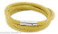 【送料無料】ブレスレット　アクセサリ—　ブレスレットカラーレモンalraune, leather bracelet viper, color lemon, 57 cm, edelstahlverschlu