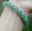 【送料無料】ブレスレット　アクセサリ—　ストロベリークォーツブレスレットブレスレットnatural green strawberry quartz bracelet crystal stone handmade bracelet 17cm