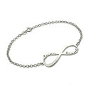 【送料無料】ブレスレット アクセサリ- パーソナライズブレスレットカスタマイズブレスレットpersonalized name bracelet infinite love silver customized name bracelet
