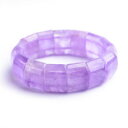 【送料無料】ブレスレット　アクセサリ—　×mmアメジストブレスレット12*18mm genuine natural purple amethyst crystal gemstone cuboid bracelet