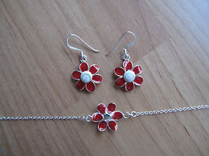 【送料無料】ブレスレット　アクセサリ—　スターリングシルバーシバアイブレスレットイヤリングセット..