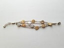 【送料無料】ブレスレット　アクセサリ—　ブライトンアールデコゴールドブレスレットbrighton deco gold 4 strand bracelet