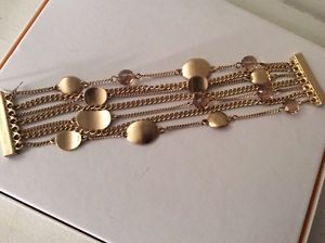 【送料無料】ブレスレット　アクセサリ—　ドルケネスワイヤラップマルチストランドブレスレット＃48 kenneth cole mixed metal wire wrap multi strand bracelet 112c