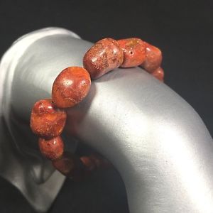 【送料無料】ブレスレット アクセサリ— ブレスレットクリスタルヒーリングブレスレットbracelet in madrepora red coral ...