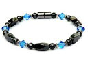 yzuXbg@ANZT?@blue sapphire swarovski crystal 1uXbgANbgaaawomens magnetic bracelet anklet with blue sapphire swarovski crystal 1 row