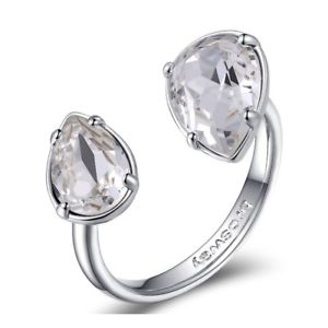 【送料無料】ブレスレット アクセサリ- スワロフスキークリスタルコレクションアフィニティリングbffサンダルサイズring brosway collection affinity with swarovski crystalsbff39b sandals sizes 1416