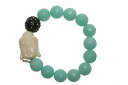 【送料無料】ブレスレット　アクセサリ—　アクアミストストレッチブレスレットkirks folly enlightenment aqua mist buddha stretch bracelet