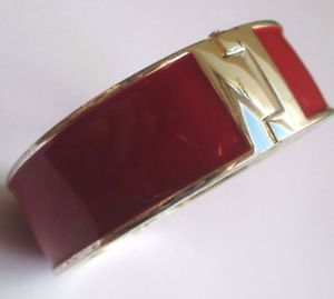 【送料無料】ブレスレット　アクセサリ—　ブレスレットビンテージシルバーエナメルワイドwide magnetic bracelet vintage jewel polished silver coloured rigid red enamel p