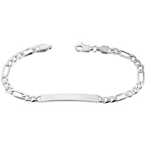 ̵ۥ֥쥹åȡꡡ른ȥ󥰥ե֥쥹åȥӥ5mm argent sterling figaro lien id 178cm203cm bracelet, gravure gratuite,
