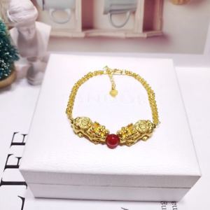 【送料無料】ブレスレット アクセサリ— ロマン999スターリングゴールドパイxiuブレスレットnoble romantic 999 sterling...