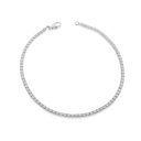 【送料無料】ブレスレット アクセサリ- 925 スターリングホワイトczテニスブレスレット75925 sterling silver white clear round cz classic tennis bracelet, 75