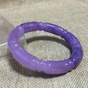 【送料無料】ブレスレット アクセサリ— ラベンダーハンドフラワーデザインブレスレット60mm natural lavender purple jad...