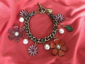 【送料無料】ブレスレット アクセサリ— ジョンソンビンテージフラワーガールピンクオレンジパールデイジーチェッカーブレスレット 【送料無料】ブレスレット アクセサリ— ジョンソンビンテージフラワーガールピンクオレンジパールデイジーチェッカーブレスレット