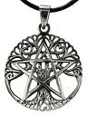 ブレスレット　アクセサリ—　デラアルジェントn250 arbre de la vie pendentif en argent 925 yggdrasil pentagramme larbre