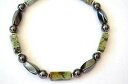 【送料無料】ブレスレット アクセサリ- african turquoiseジュエリーブレスレットアンクレット12strongstrong magnetic hematite african turquoise jewelry bracelet anklet 12 row