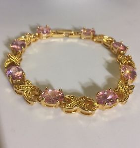 ̵ۥ֥쥹åȡ—ԥ󥯥ե֥쥹åȥܥåץgb pink oval sapphires, gold fill...