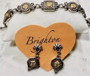 【送料無料】ブレスレット　アクセサリ—　ブライトンリストセットブレスレットイヤリングbrighton retired fleur de list set bracelet amp; earrings wfree charm