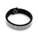 【送料無料】ブレスレット アクセサリ- ブレスレットスワロフスキーエレメント silvexcraft design 4 rows mesch bracelet 208 swarovski elements crystals