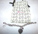 【送料無料】ブレスレット アクセサリ— ブライトンフィレンツェブレスレットドルポーチbrighton jf0750 florence heart bracelet retail 5800 nwt amp; pouch