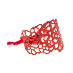 【送料無料】ブレスレット　アクセサリ—　ブレスレットtatu by niente paura red flower tattoo womens bracelet