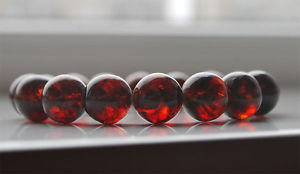 ̵ۥ֥쥹åȡ—饦ɥХȥӡ֥쥹åȥround cherry baltic amber...