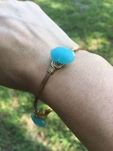 【送料無料】ブレスレット　アクセサリ—　バーボンターコイズサイズブレスレットbourbon and boweties turquoise stone standard size bracelet