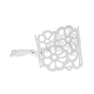 【送料無料】ブレスレット　アクセサリ—　ブレスレットtatu by niente paura white flower tattoo womens bracelet